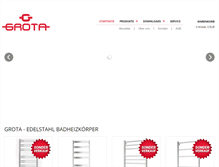 Tablet Screenshot of grota.de